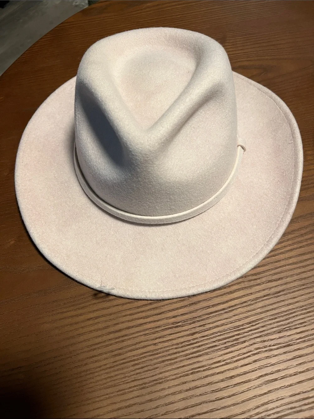 MOSSANT (NWOT) Paris Women's Light Pink Western Hat, Medium
